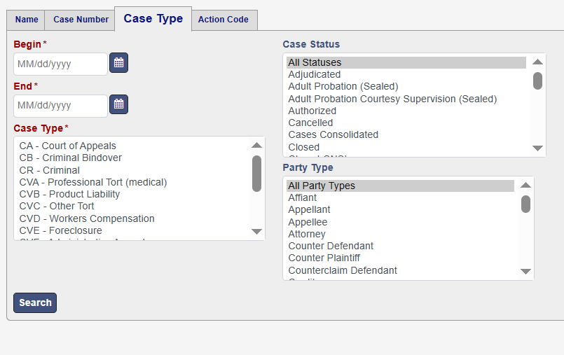 Clermont County Court Case Search